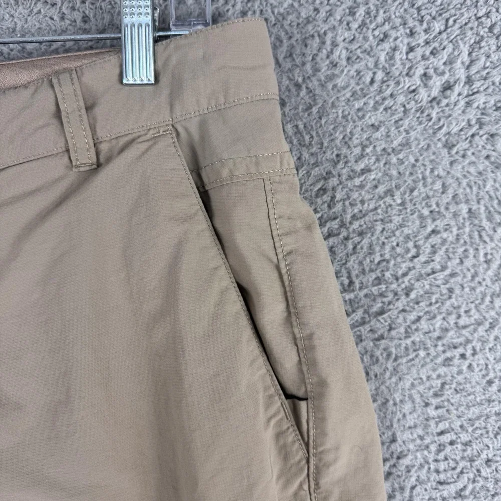 North Face Shorts Mens Large Nylon Hiking Outdoor Zip Cargo‎ Pockets Lightweight